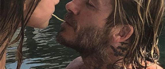 David Beckham i Harper (Foto: Instagram)