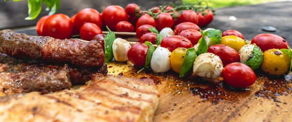 Caprese na ražnjiću