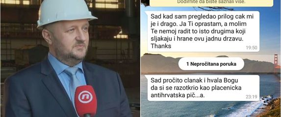 Šef Brodosplita izvrijeđao reportera Dnevnika Nove TV