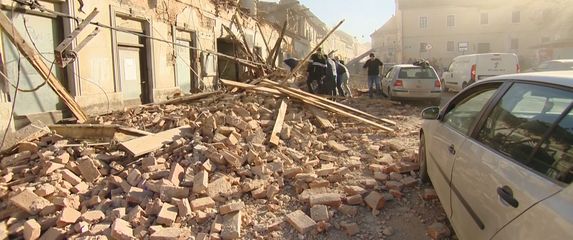 Petrinja: Šteta od potresa