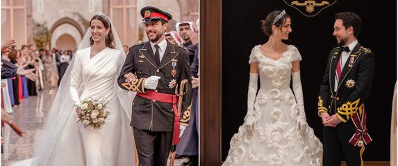 Dvije vjenčanice jordanske princeze Rajwe