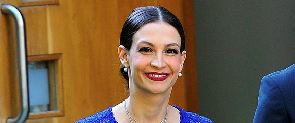 Monika Kravić na vjenčanju Vanje i Luke Modrića