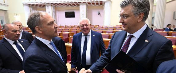 Stephen Nikola Bartulica i Andrej Plenković