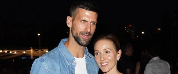 Novak i Jelena Đoković na koncertu Nicka Cavea