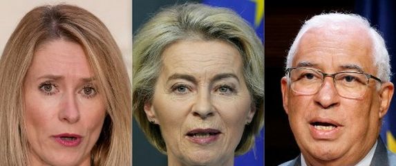 Kaja Kallas, Ursula von der Leyen, Antonio Costa