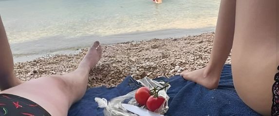 Užina na plaži
