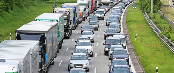 Prometna gužva, ilustracija