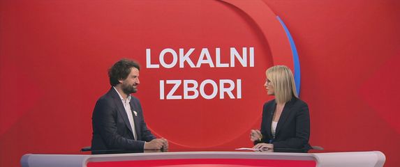 Boris Jokić i Sabina Tandara Knezović, reporterka Dnevnika Nove TV