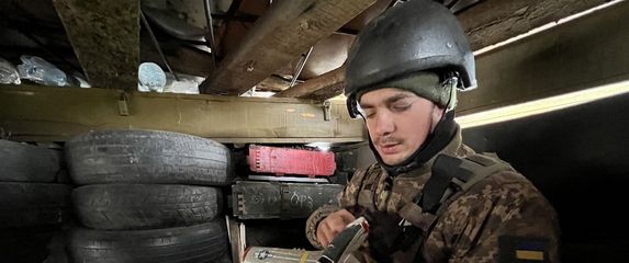 Ukrajinski vojnici na bojištu