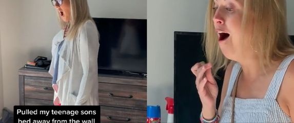 Šokirana majka pri inspekciji sobe svog sina