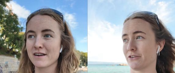 Amerikanka Madeleine Montgomery u Splitu kako komentira plaže
