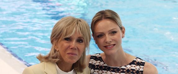 Brigitte Macron i princeza Charlene
