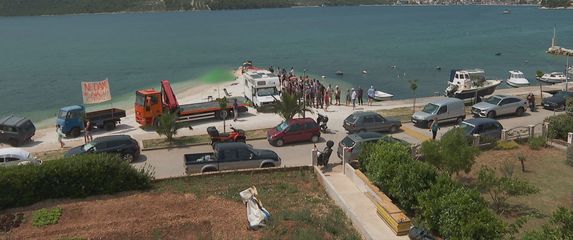 Prosvjed mještana Općine Marina - 2