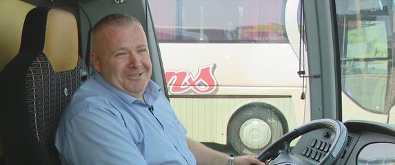 Ivan Žunić, vozač autobusa