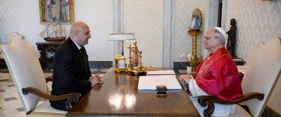 Libanonski predsjednik Joseph Aoun i papa Lav XIV.