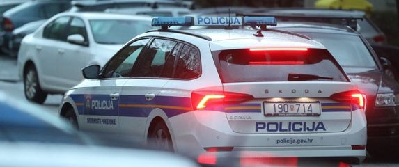 Policijski auto, ilustracija