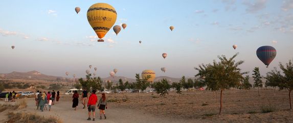 Baloni na vrući zrak, ilustracija