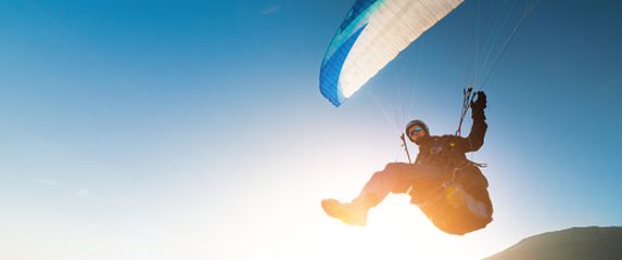 Paraglajder, ilustracija