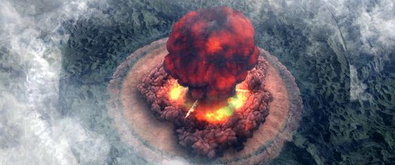 Nuklearna eksplozija, ilustracija