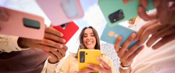 Mobilni telefoni, ilustracija