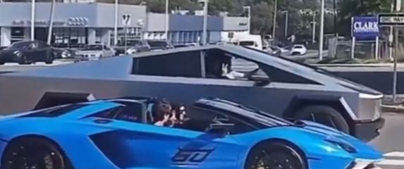 Utrka između Tesle i Lamborghinija