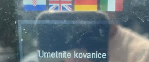 Aparat za naplatu parkinga u Rovinju