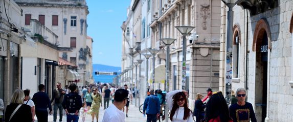 Turisti u Splitu