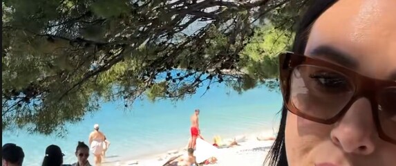 Ivana Nešić na plaži Punta rata