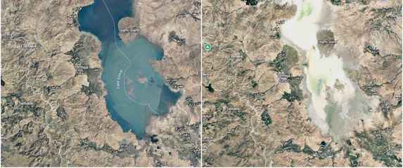 Jezero Urmia u Iranu