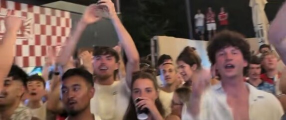 Gledanje utakmice u Splitu