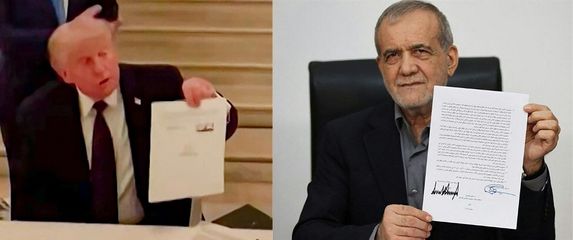 Donald Trump i Masoud Pezeshkian