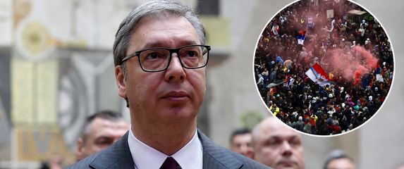 Aleksandar Vučić, studentski prosvjed