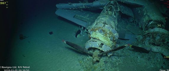 Nakon 76 godina u Pacifiku otkriven USS Lexington (Foto: Twitter/Navigea Ltd, R/V Petrell)