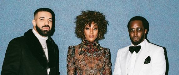 Naomi Campbell, Drake i P. Diddy (Foto: Profimedia)