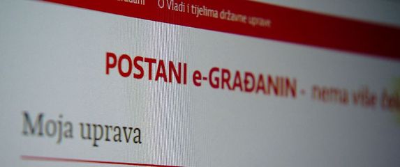 Web stranica e-građanin (Foto: Dnevnik.hr)