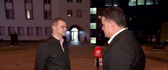 Andrija Jarak razgovara s predsjednikom ljevice srbije Borkom Stefanovićem (Foto: Dnevnik.hr)