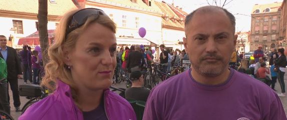 Dr. Ana Sruk i oboljeli od epilepsije Damir Đurić (Foto: Dnevnik.hr)