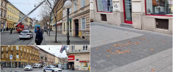 Pao crijep u zagrebačkoj Draškovićevoj ulici