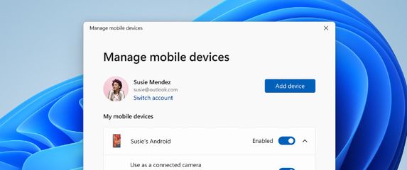 Povezivanje Android kamere s Windowsima