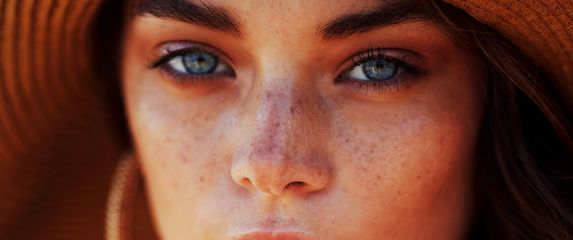 Žena s prekrasnom kožom