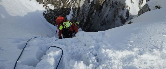 Spašavanje hrvatskog planinara u Sloveniji