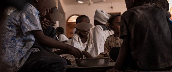 Djeca u Sudanu, ilustracija