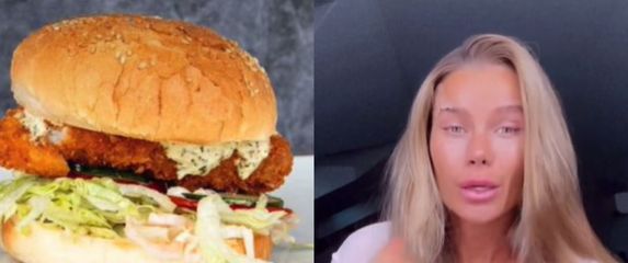 Influencerica Skye Wheatley i burger koji je mislila dobiti