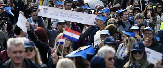 Prosvjed učitelja i nastavnika