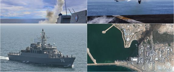 Američki Tomahawk, nosač aviona, iranska korveta i požar u luci