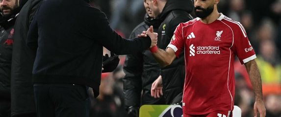 Arne Slot i Mohamed Salah