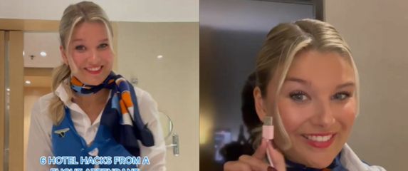 Stjurardesa Esther Sturrus kako dijeli savjete o boravku u hotelu