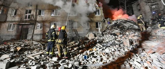 Uništena zgrada u Harkivu