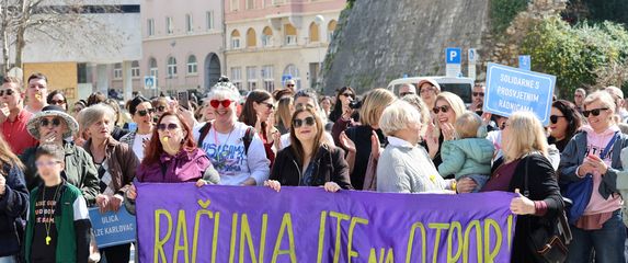 Marš u Splitu u povodu Međunarodnog dana žena - 13