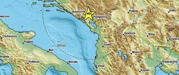 Potres u Crnoj Gori